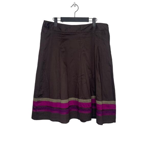 East 5th Dresses & Skirts - East 5th Skirt Womens Skirt Size 16 Brown Lined Knee Length Casual Wear